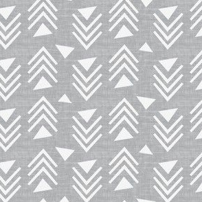 Chevron triangles - Texture Gray