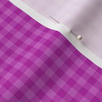 bright orchid gingham, 1/4" squares 