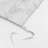 Arrow Feather - grey/pink 90 degree- Meadow Sunrise