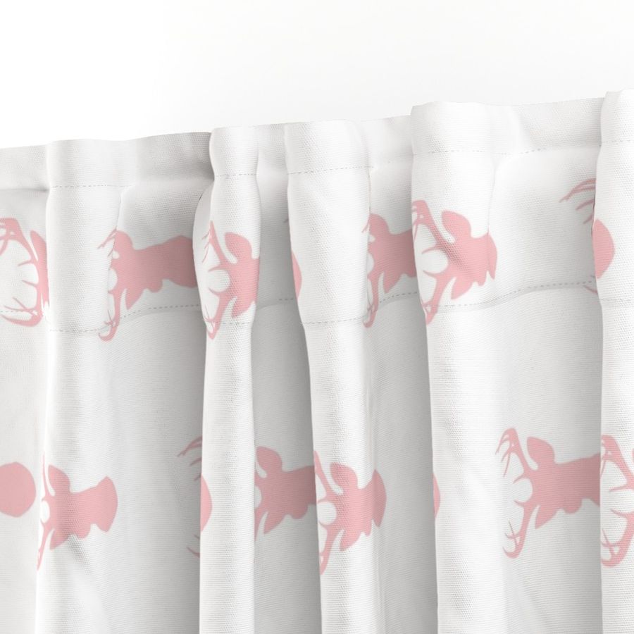 Deer - pink/white 90 degree