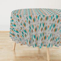 Mid-Century Modern Diamond Pattern