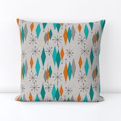 Mid-Century Modern Diamond Pattern