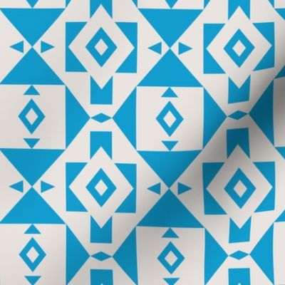 Southwest Blue Geometric