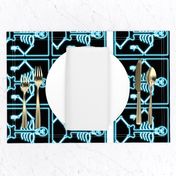 skeleton placemats