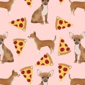 chihuahua dog pizza fabric cute pet dogs pet dogs fabric for pizza lovers