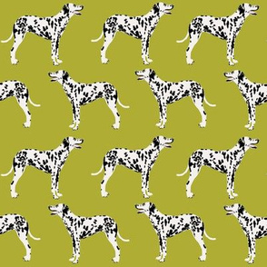 dalmatian dog lime green dogs dog pet dog fabric dalmatians fabric for dalmatian gifts dalmatian owners