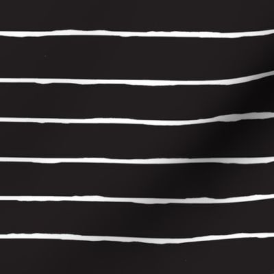 black and white hand drawn stripe