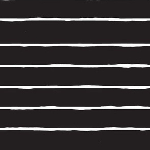 black and white hand drawn stripe