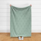 Dots - black on mint small dots scattered tiny polka dots gender neutral || by sunny afternoon