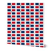 Dominican Republic flag small - 3" x 2"