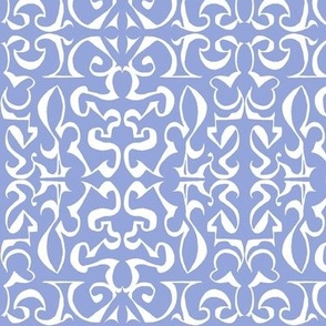 ARABESQUE Lavender and White