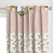 1.5 yards Hello Bébé + .5 yards Blush Sprigs and Blooms