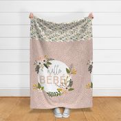 1.5 yards Hello Bébé + .5 yards Blush Sprigs and Blooms