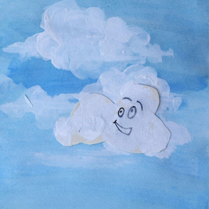 Blue Skies with a Happy Cloud