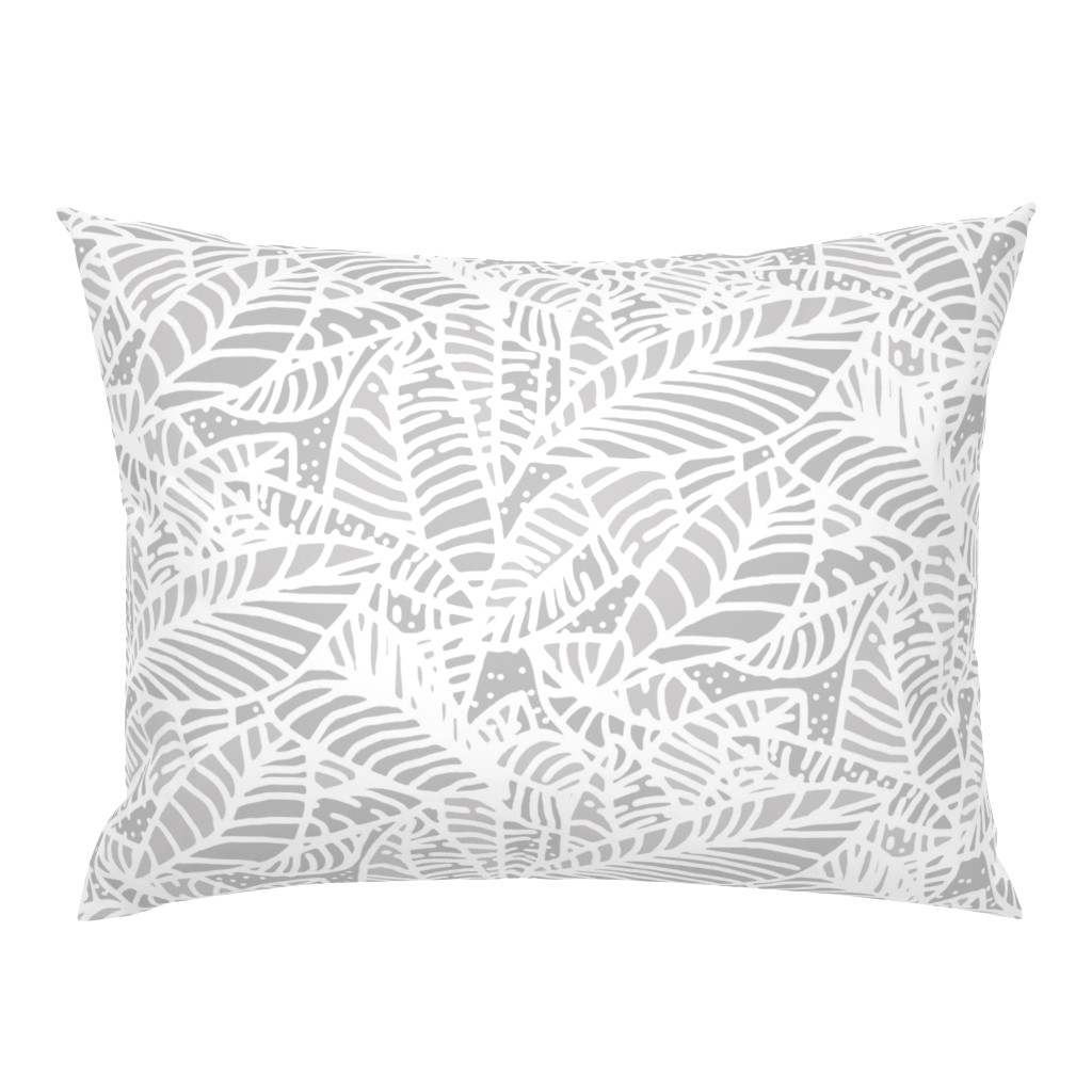 Batik Leaves Hanalei Rain Gray 150L