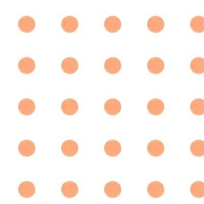 Orange and White Polka Dots