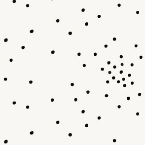 Tiny dots - black small dots monochrome black and white scattered dots || by sunny afternoon