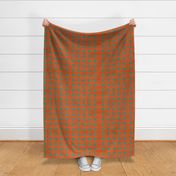 Grungy Orange green fabric