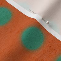 Grungy Orange green fabric