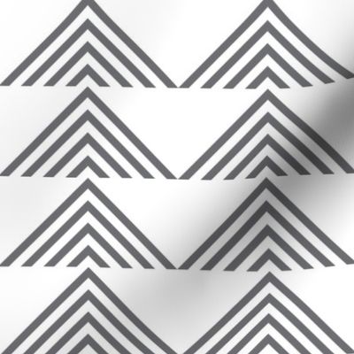 triangles geometric on white