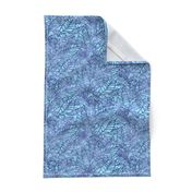 Rustic Leaves Indigo Aqua 12inL