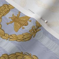 Napoleonic Bees ~ Queen Bee ~  Faux  Gilt on Brummel Moire 