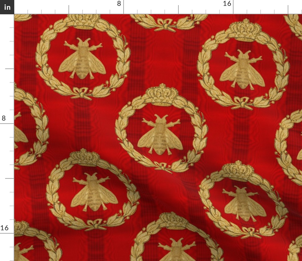 Napoleonic Bee Fabric Ornament