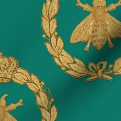 Napoleonic Bees ~ Queen Bee ~ Faux Gilt on Napoleon