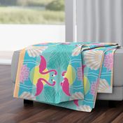 flamingo-tea-towel