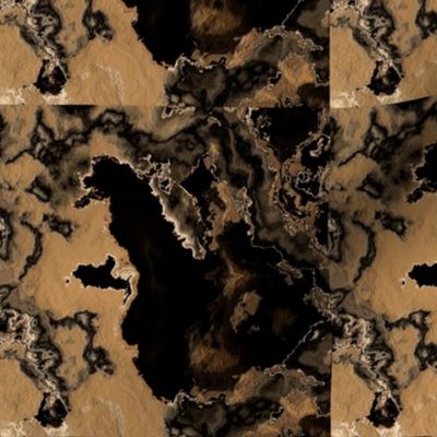 Black and Brown Marble Tiles