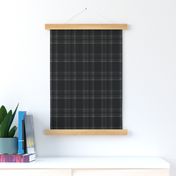 Black and Silvery Gray Plaid