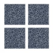 Polygonal Abstract // Blue-Grey