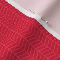 Cherry Herringbone Chevron