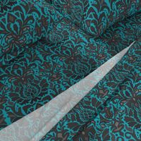 Aya damask blue