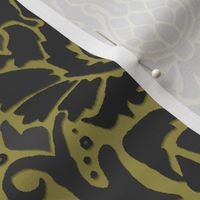 Aya damask olive