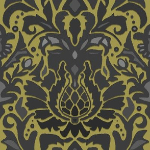 Aya damask olive