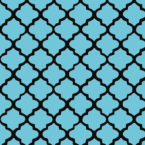 Black & Blue Moroccan Tile 