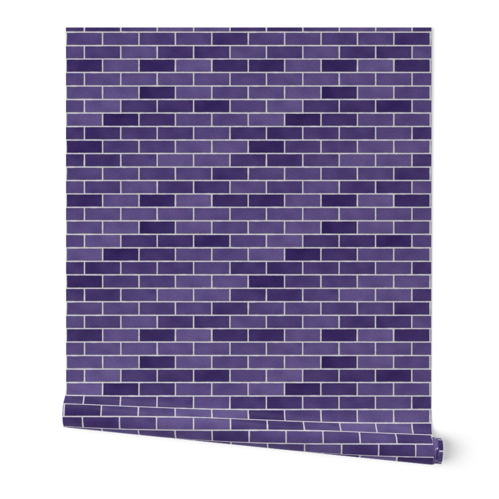 Purple Brick Wall // Large