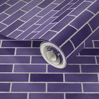 Purple Brick Wall // Large