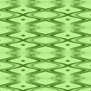 HLQ2 - Small - Harlequin for the Court Jester in Lime Green Monochrome