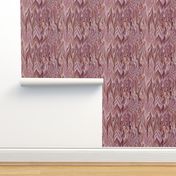 STRM5 - Jumbo - Stormy Waves of Bargello in Earthy Browns - Pink - Orange