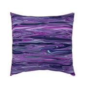 DRSC2 - Melted Marble in Purple - Blue - Lavender - Crosswise -  Large