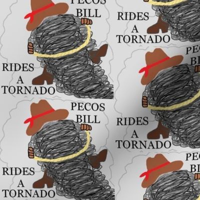 Pecos Bill Rides A Tornado