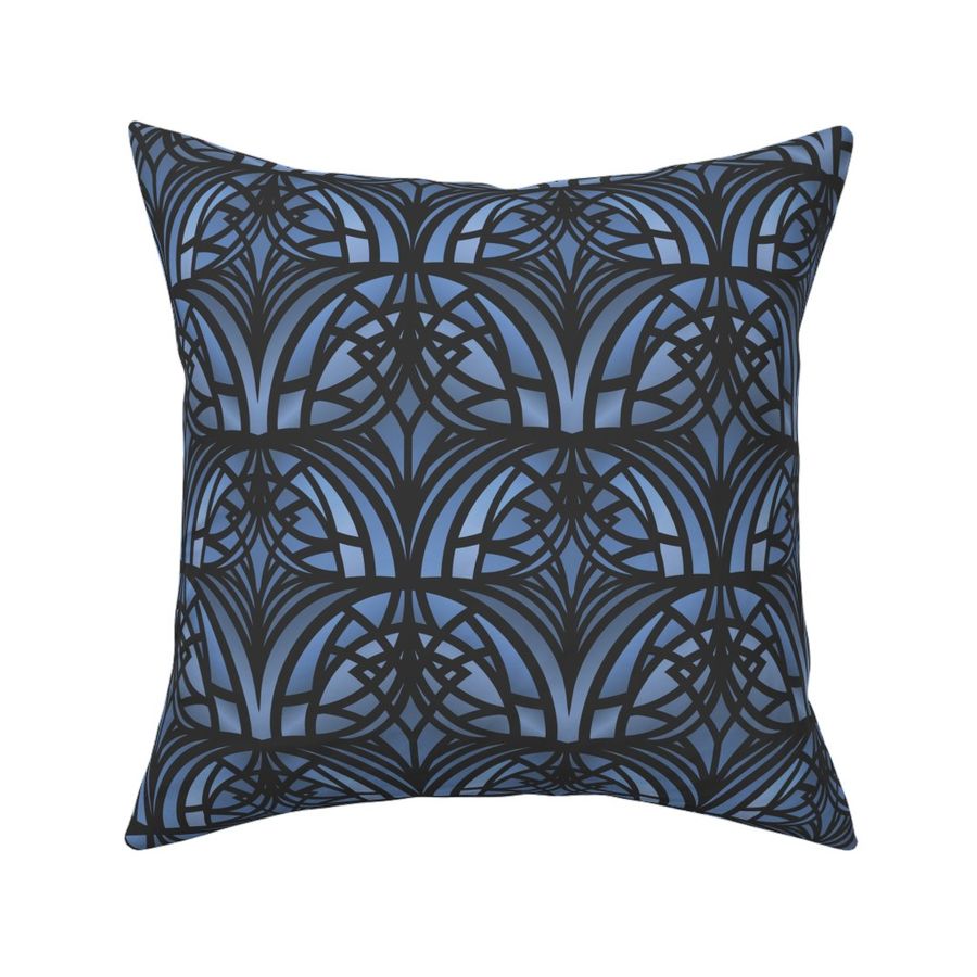 DARK BLUE ART DECO 6