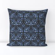 DARK BLUE ART DECO 6