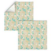 Bay Breeze flowers in turquoise