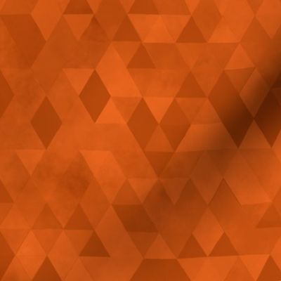  Watercolour Polygonal Triangles - Orange