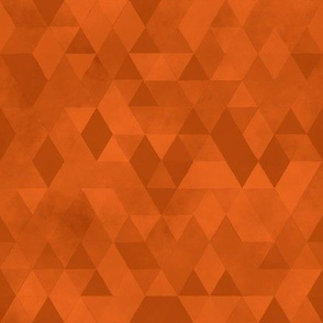  Watercolour Polygonal Triangles - Orange