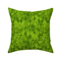  Watercolour Polygonal Triangles - Lime Green