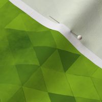  Watercolour Polygonal Triangles - Lime Green